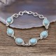 Bracelet en argent et pierre turquoise