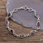 Bracelet en argent et pierre grenat