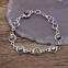 Bracelet en argent et pierre labradorite