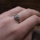 Bague en argent soleil