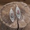 Boucles d'oreilles en argent et pierre cornaline