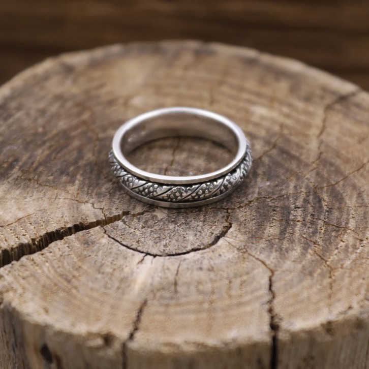 Bague anti-stress en argent