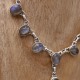 Collier en argent et pierre labradorite