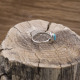 Bague en argent et pierre turquoise