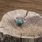 Bague en argent et pierre turquoise