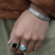 Bracelet rigide en argent