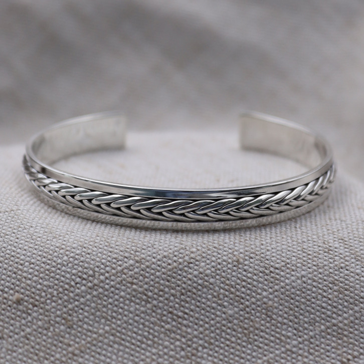Bracelet rigide en argent