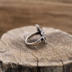 Bague en argent soleil