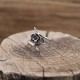 Bague en argent fleur