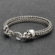 Bracelet snake en argent Demi Yama Homme