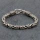 Bracelet en argent snake Royal Carré Homme