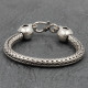 Bracelet en argent snake Yama Homme