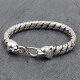 Bracelet en argent snake Le Rajah Homme