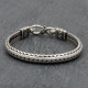 Bracelet en argent snake Leila Homme