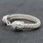 Bracelet en argent snake Bouddha Tête de Bouddha