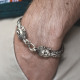Bracelet en argent snake Bouddha