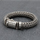 Bracelet en argent snake Le Damier Homme