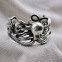 Bracelet rigide en argent poulpe