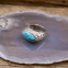 Bague en argent et pierre turquoise