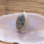 Bague en argent et pierre labradorite