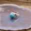 Bague en argent et pierre turquoise