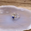 Bague en argent et pierre lapiz lazuli