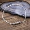 Bracelet de cheville en argent