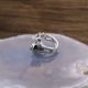 Bague en argent poulpe