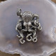 Pendentif poulpe en argent