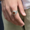 Bague en argent et cornaline