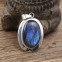 Pendentif en argent et labradorite