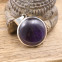 Pendentif en argent et améthyste