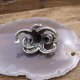 Pendentif en argent "pieuvre" et abalone