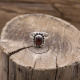 Bague en argent et grenat