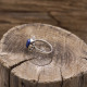 Bague en argent et lapis lazuli