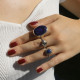 Bague en argent et lapis lazuli