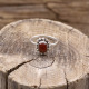 Bague en argent et cornaline