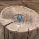 Bague en argent et turquoise