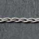 Bracelet en argent de cheville Régina