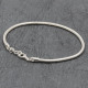 Bracelet en argent de cheville rond 2,5mm