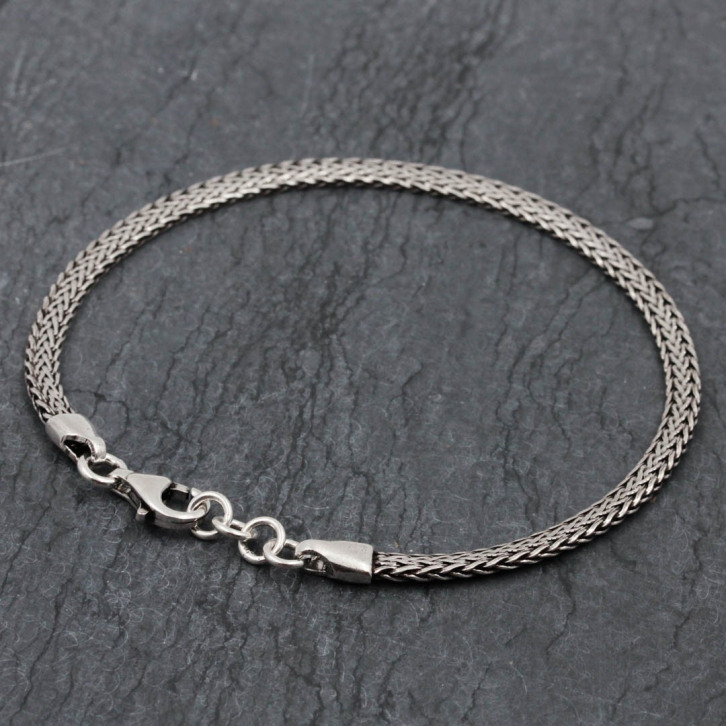 Bracelet en argent de cheville Taj