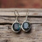 Boucles d'oreilles pierre labradorite