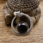 Pendentif en argent et onyx