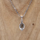 Pendentif d'exception en argent, marcassites et labradorite