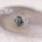 Bague d'exception "rose" en argent et marcassites