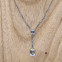 Collier d'exception en argent, topaze et marcassites