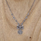 Collier d'exception en argent et marcassites