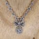 Collier d'exception en argent et marcassites