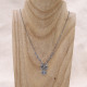 Collier d'exception en argent et marcassites