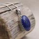 Pendentif en argent et lapis lazuli